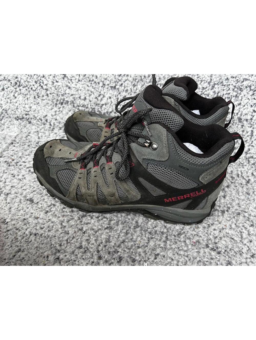 Merrell Accentor 3 Mid J135465 Men's US 10 Gray Waterproof Hiking Boots *Flaw*